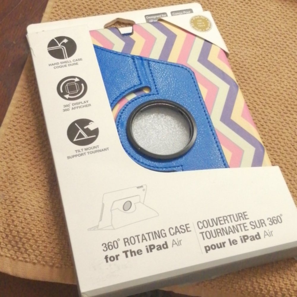 📱IPad air rotating case